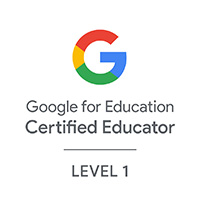 Selo Oficial Google for Education Certified Educator - Level 1